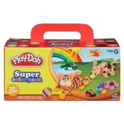 Massa de Modelar - Play-Doh - Pack com 20 potes Sortidos - Animais - Hasbro por R$ 50