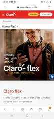 Promoção Claro Flex, planos de 8GB e 10GB