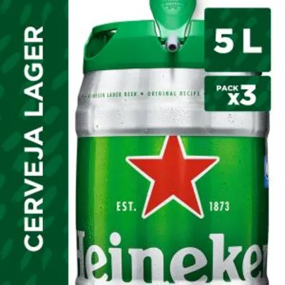 (SP) Kit com 3 Cervejas HEINEKEN Barril 5 Litros

 R$ 149,85