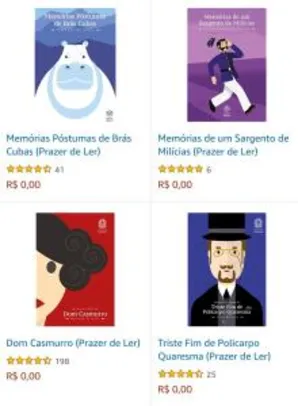 Livros da literatura brasileira gratuitos em formato Kindle