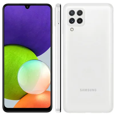 Smartphone Samsung Galaxy A22 Branco/Verde/Preto 128GB