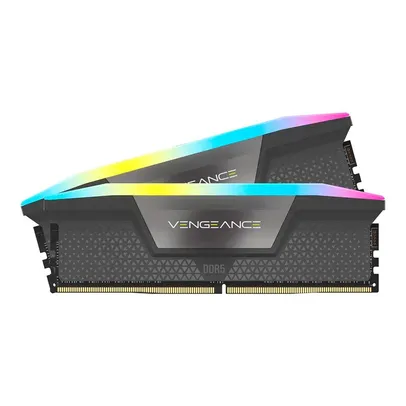 Memória Corsair Vengeance, RGB, 32GB(2X16GB), 5600MHz, DDR5, C36, Preto - CMH32GX5M2B5600Z36K