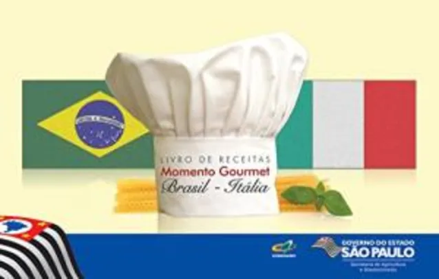 Livro de receitas: Momento Gourmet "Brasil - Itália" eBook GRÁTIS
