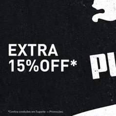 15% OFF NO SITE DA PUMA