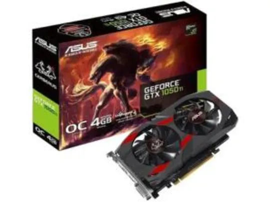 Placa de Vídeo Asus GeForce GTX 1050 TI - 4GB GDDR5 128 bits