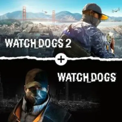 [PS4] Watch Dogs 1 + Watch Dogs 2 Standard Editions Bundle - R$63