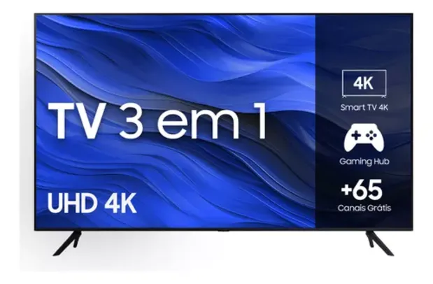 [CC Mercado Pago] Samsung Smart Tv 58'' Uhd 4k 58cu7700 2023 Processador Crystal 4K