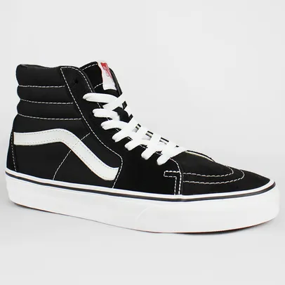 Tênis Vans Sk8-Hi Black White (Tam 34 ao 43)