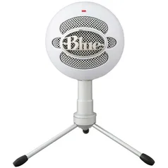Microfone Condensador USB Blue Snowball Ice Branco