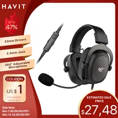 Havit H2002d Wired Headset Gamer 