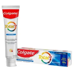 [ REGIONAL | 60% OFF 2ª Unidade ] Creme Dental Colgate Total 12 Whitening 180g