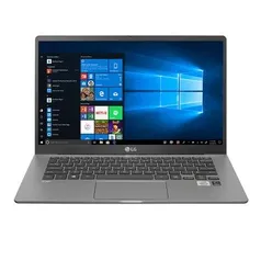 Notebook LG Gram Intel Core i5-1035G7 999g 72Wh 8GB RAM 256GB SSD 14" IPS FHD W10H Titanium