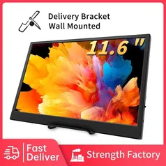 [R$ 203 ''MOEDAS''/Taxa Inclusa/G PAY] Monitor Portátil 11.6 " 1366x768 #Aliexpress 🇨🇳