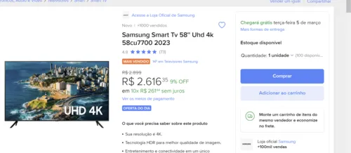 Imagen na descrição da promoção