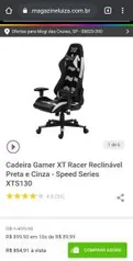 [Valor a vista] Cadeira Gamer Xt Racer Speed Series | R$855