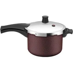 Panela de Pressão Fechamento Externo Rochedo Turbo Top 4,5L Revestida Grená - R$110