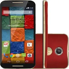 Smartphone Motorola Moto X 2ª Geração Rouge Desbloqueado Android 5.0 Tela 5.2" 32GB 4G Câmera 13MP - Rouge por R$864