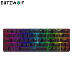 [Internacional] Teclado Mecânico BlitzWolf BW-KB1 - Switch Gareton Vermelho/Azul | R$176