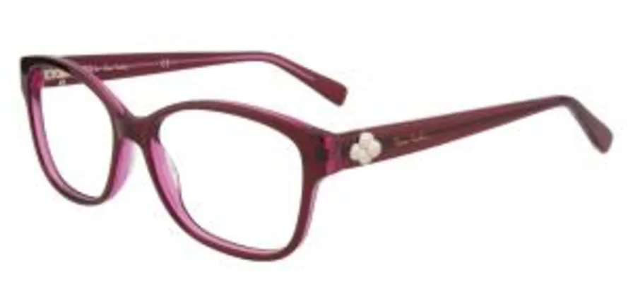 Óculos de Grau Pierre Cardin P.C. 8450/E - Vermelho Transparente - MU1/55 | R$106
