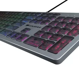 Teclado Gamer Cougar Vantar AX, Rainbow, ABNT2, Switch Scissor