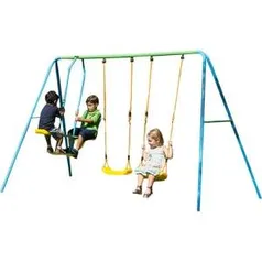 [Shoptime] Playground Multi com 2 Balanços Individuais + 1 Balanço Vai e Vem brink+ por R$460