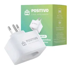 [APP + Cliente Ouro] Tomada inteligente Wi-Fi Positivo Smart Home | R$71