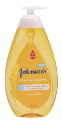 Shampoo de Glicerina Hipoalergênico 750ml Johnson's Baby