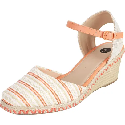 Espadrilhe com Tramado laranja - Luk