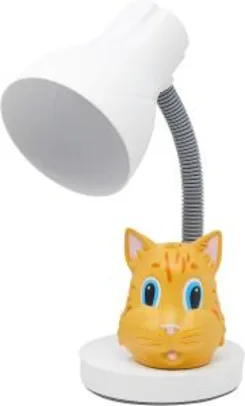 [Prime] Luminária de Mesa Spiralle com Pendeco Gato Startec Branco/Multicor 40.0 polipropileno R$ 42