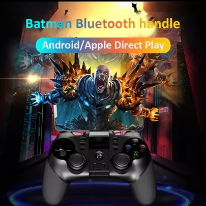 [Contas Novas R$58] Controle Joystick PG-9076 bluetooth 2.4g  PS3, android, windows, IOS