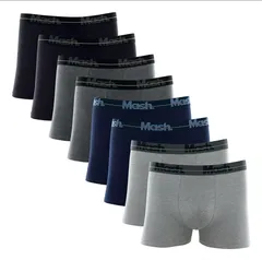 [R$95,68 Saldo MP] Kit 8 Cuecas Boxer Cotton Mash Masculina