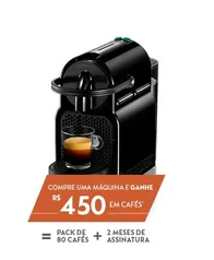 Cafeteira Nespresso Inissia Preta | R$299