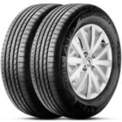 Kit 2 Pneu Continental Aro 15 195/55r15 85h PowerContact 2