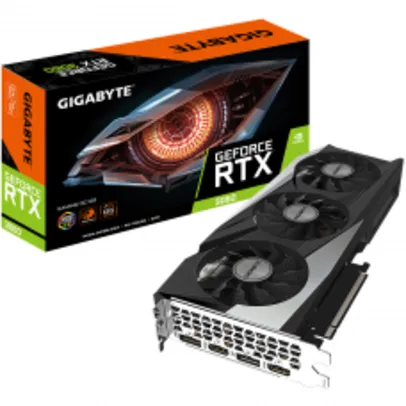 Placa de Vídeo Gigabyte GeForce RTX 3060 Gaming OC, 12GB, GDDR6, DLSS, Ray Tracing, GV-N3060GAMING OC-12GD