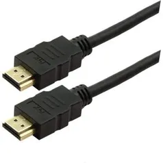 [PRIME] Cabo Hdmi 2.0 4K Hdr 19P 2M Pix Gold, Preto