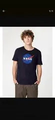 Camiseta Unissex Manga Curta Com Estampa Nasa Hering - R$11