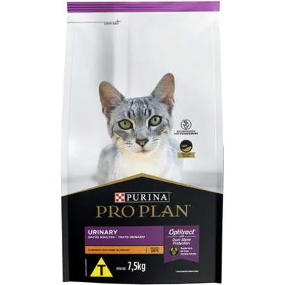 Ração Seca Nestlé Purina Pro Plan 7,5kg Trato Urinário Frango para Gatos Adultos