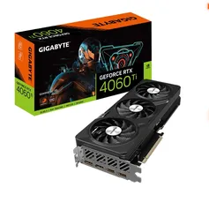 Placa de Vídeo Gigabyte NVIDIA GeForce RTX 4060 Ti Gaming OC, 8GB, GDDR6, DLSS, Ray Tracing