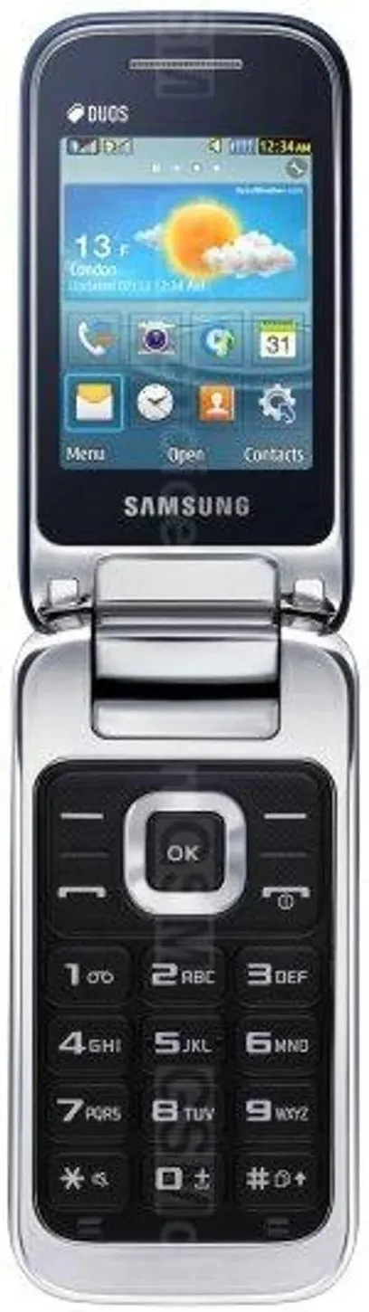 Foto do produto Celular Samsung GT-C3592 Flip Dual Sim Tela 2.4 - Preto