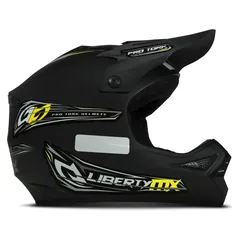 Capacete Motocross Liberty Mx Pro Pro Tork COR/PRETO FOSCO TAMANHO/58