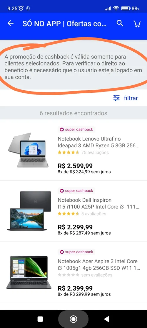 Imagen na descrição da promoção