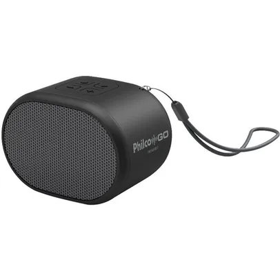 Caixa de Som Bluetooth Philco Go Speaker PBS05BT 8W com função Hands Free e até 12 horas de bateria - Preto