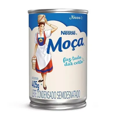 Leite condensado Moça lata 405g