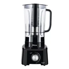 Liquidificador Philco PH900 Jarra em Acrílico 2 Litros 1000W 12 Velocidades Preto - R$83