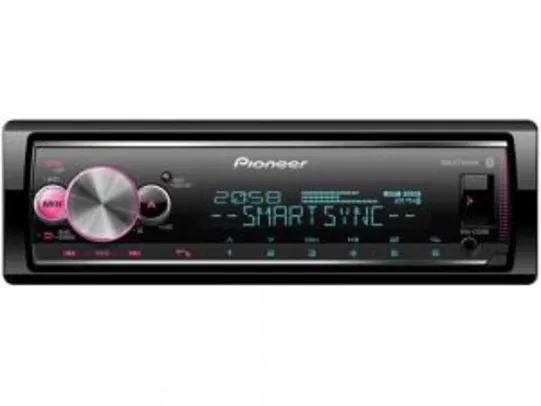 Som Automotivo Pioneer MP3 Player AM/FM Bluetooth - USB Auxiliar MVH-X700BR | R$389