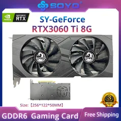 Placa de video RTX 3060Ti 8GB - SOYO