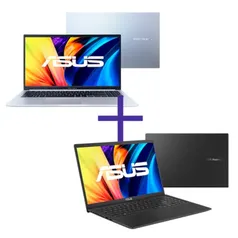 Notebook ASUS Vivobook X1502ZA-EJ1752W Icelight Silver + Notebook ASUS Vivobook 15 X1500EA-EJ4242WS Indie Black