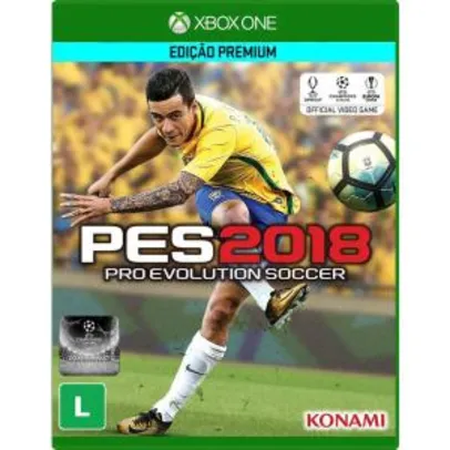 Edição Premium Game Pro Evolution Soccer 2018 - Xbox One R$50