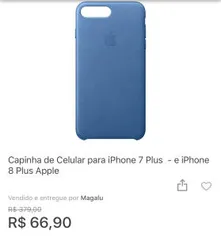 Capa Apple original iPhone 7/8 Plus