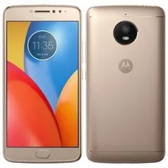 Smartphone Motorola Moto C Plus XT1726 Ouro 16GB, Tela 5'', TV Digital, Dual Chip, Android 7.0, 4G, Câmera 8MP, Processador Quad-Core e 1GB de RAM